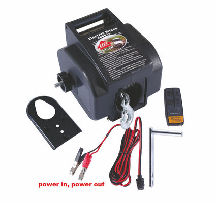 전송 핸들과 가지고 다닐 수 있는 12V DC 2000 파운드 전선 전기 보트 윈치