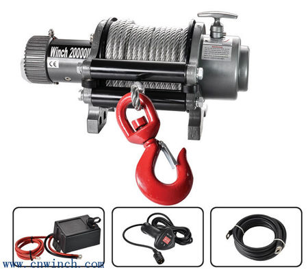 500A 솔레노이드를 가진 트럭을 위한 강력한 20000 lb DC 12V/24V 전기 윈치